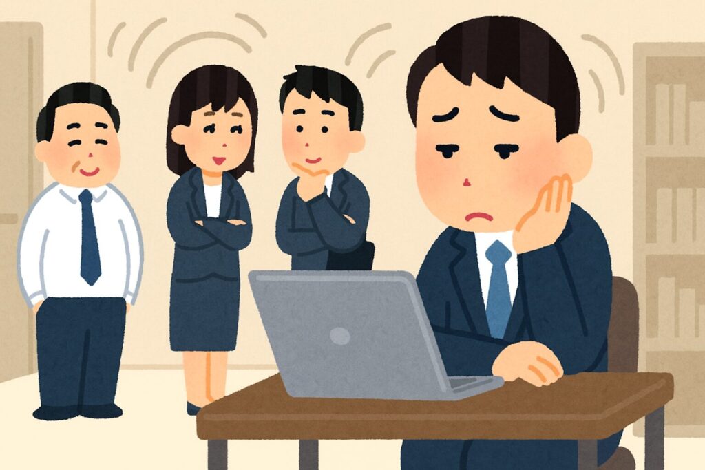 会社でいづらくなっている人