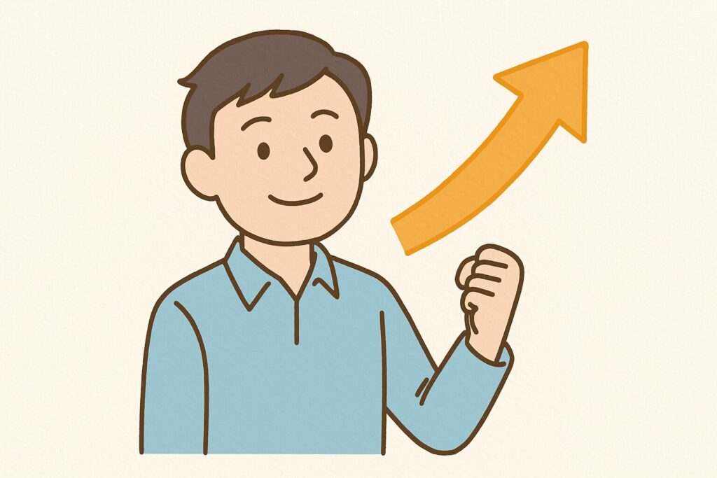 新しい挑戦をしたい気持ちが強くなっている男性